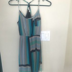 ❤️ROXY SUMMER SEA COLOR CHIFFON CASUAL DRESS XS